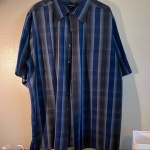Men's Blue Striped Shirt